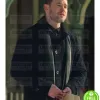 LOCKE AND KEY AARON ASHMORE (DUNCAN LOCKE) BLACK WOOL COAT