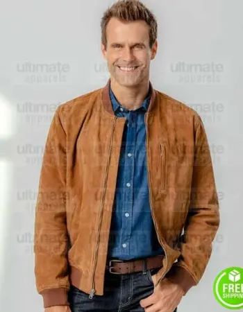 LOVE, OF COURSE CAMERON MATHISON (NOAH FERRIS) SEUDE LEATHER JACKET