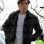 LOVE, SIMON NICK ROBINSON (SIMON) BLACK FUR COLLAR COTTON JACKET