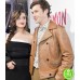 LOVE, SIMON PREMIERE NICK ROBINSON (SIMON) BROWN BIKER LEATHER JACKET