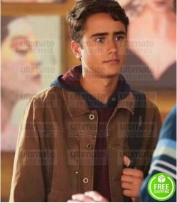 LOVE, VICTOR MICHAEL CIMINO (VICTOR SALAZAR) BROWN COTTON JACKET LOVE, VICTOR MICHAEL CIMINO (VICTOR SALAZAR) BROWN COTTON JACKET