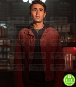 LOVE, VICTOR MICHAEL CIMINO (VICTOR SALAZAR) RED COTTON JACKET LOVE, VICTOR MICHAEL CIMINO (VICTOR SALAZAR) RED COTTON JACKET