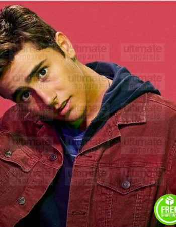 LOVE, VICTOR MICHAEL CIMINO (VICTOR SALAZAR) RED COTTON JACKET LOVE, VICTOR MICHAEL CIMINO (VICTOR SALAZAR) RED COTTON JACKET