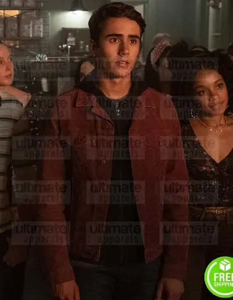 LOVE, VICTOR MICHAEL CIMINO (VICTOR SALAZAR) RED COTTON JACKET LOVE, VICTOR MICHAEL CIMINO (VICTOR SALAZAR) RED COTTON JACKET