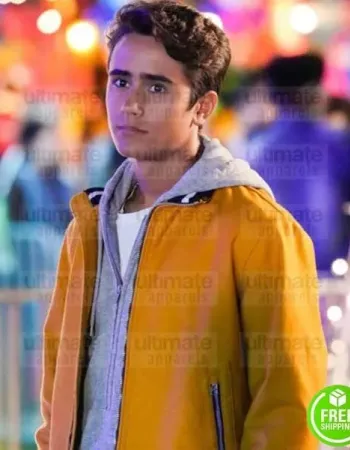 LOVE, VICTOR MICHAEL CIMINO (VICTOR SALAZAR) YELLOW LEATHER JACKET LOVE, VICTOR MICHAEL CIMINO (VICTOR SALAZAR) YELLOW LEATHER JACKET