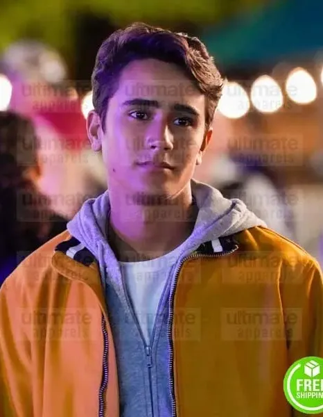 LOVE, VICTOR MICHAEL CIMINO (VICTOR SALAZAR) YELLOW LEATHER JACKET