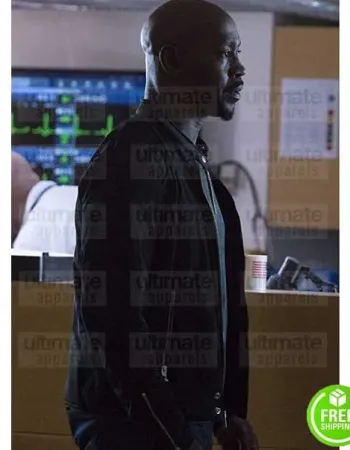 LUCIFER D.B. WOODSIDE (AMENADIEL) BLACK COTTON JACKET LUCIFER D.B. WOODSIDE (AMENADIEL) BLACK COTTON JACKET