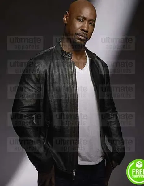 LUCIFER D.B. WOODSIDE (AMENADIEL) BLACK LEATHER JACKET LUCIFER D.B. WOODSIDE (AMENADIEL) BLACK LEATHER JACKET
