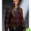 LUCIFER DAN ESPINOZA (KEVIN ALEJANDRO) BROWN LEATHER JACKET LUCIFER DAN ESPINOZA (KEVIN ALEJANDRO) BROWN LEATHER JACKET