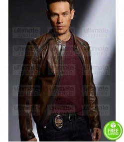 LUCIFER DAN ESPINOZA (KEVIN ALEJANDRO) BROWN LEATHER JACKET LUCIFER DAN ESPINOZA (KEVIN ALEJANDRO) BROWN LEATHER JACKET