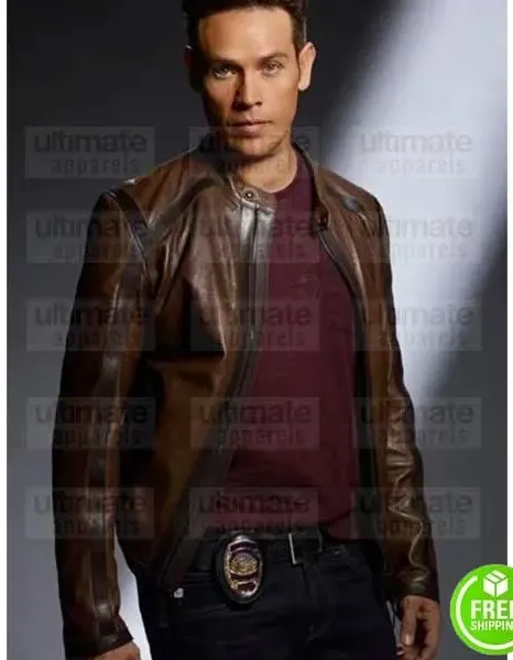 LUCIFER DAN ESPINOZA (KEVIN ALEJANDRO) BROWN LEATHER JACKET LUCIFER DAN ESPINOZA (KEVIN ALEJANDRO) BROWN LEATHER JACKET