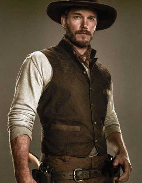 MAGNIFICENT SEVEN CHRIS PRATT SUEDE LEATHER VEST MAGNIFICENT SEVEN CHRIS PRATT SUEDE LEATHER VEST