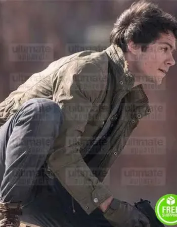 MAZE RUNNER THE DEATH CURE DYLAN O'BRIEN GREEN JACKET MAZE RUNNER THE DEATH CURE DYLAN O'BRIEN GREEN JACKET
