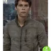 MAZE RUNNER THE DEATH CURE DYLAN O'BRIEN (THOMAS) BROWN COTTON JACKET MAZE RUNNER THE DEATH CURE DYLAN O'BRIEN (THOMAS) BROWN COTTON JACKET