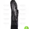 MEN'S BLACK KNEE LENGTH LEATHER TRENCH COAT MEN'S BLACK KNEE LENGTH LEATHER TRENCH COAT