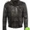 MEN'S DARK BROWN LEATHER JACKET LONDON
