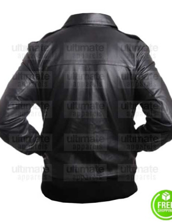 MEN'S HOUSTON BLACK LEATHER JACKET