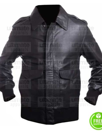 MEN'S HOUSTON BLACK LEATHER JACKET