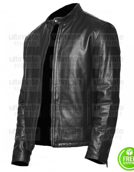 MEN'S LAMBSKIN LEATHER MOTO JACKET MEN'S LAMBSKIN LEATHER MOTO JACKET