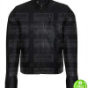 MEN'S MOTORCYCLE BLACK LEATHER JACKET