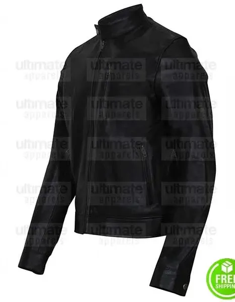 MEN'S MOTORCYCLE BLACK LEATHER JACKET MEN'S MOTORCYCLE BLACK LEATHER JACKET