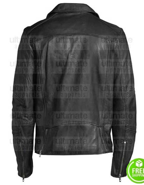 MEN'S PARIS BLACK LEATHER JACKET MEN'S PARIS BLACK LEATHER JACKET