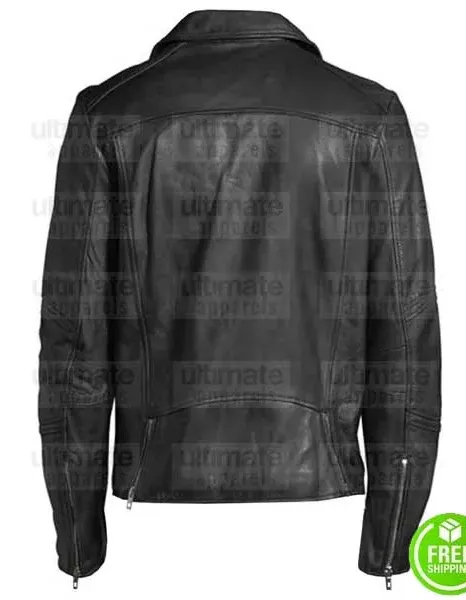 MEN'S PARIS BLACK LEATHER JACKET MEN'S PARIS BLACK LEATHER JACKET