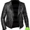 MEN'S QUILTED BLACK LEATHER BIKER JACKET 