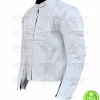 SLIM FIT WHITE MOTORCYCLE LEATHER JACKET SLIM FIT WHITE MOTORCYCLE LEATHER JACKET