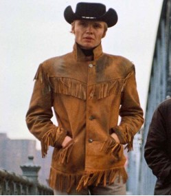 MIDNIGHT COWBOY JOE VOIGHT (JOE BUCK) BROWN JACKET