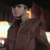 MIDNIGHT COWBOY JOE VOIGHT (JOE BUCK) BROWN JACKET