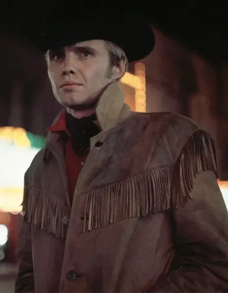 MIDNIGHT COWBOY JOE VOIGHT (JOE BUCK) BROWN JACKET