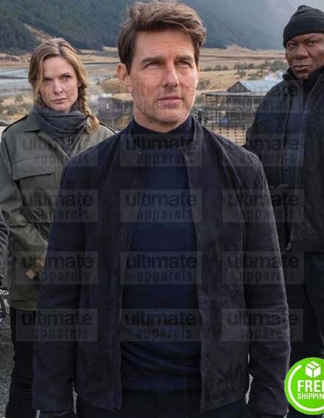 MISSION IMPOSSIBLE 6 TOM CRUISE BLACK COTTON JACKET