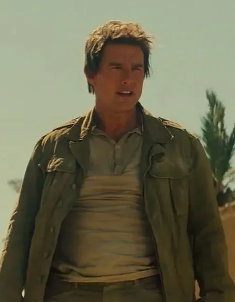 The Mummy Tom Cruise Nick Morton Green Jacket