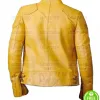 MEN'S MUSTARD YELLOW LEATHER JACKET MEN'S MUSTARD YELLOW LEATHER JACKET