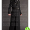 NAPOLEON STYLE FRENCH MILITARY BLACK COTTON TRENCH COAT