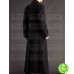 NAPOLEON STYLE FRENCH MILITARY BLACK COTTON TRENCH COAT