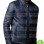MEN'S FASHION NAVY BLUE LEATHER JACKET