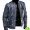 CAFE RACER NAVY BLUE LEATHER MOTORCYCLE JACKET