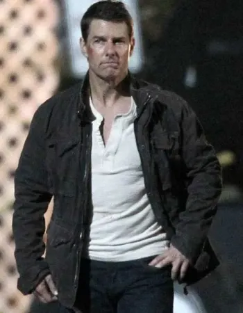 NEVER GO BACK TOM CRUISE (JACK REACHER) BLACK JACKET