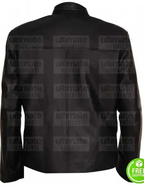 NAGE MUTANT CASEY JONES BLACK LEATHER JACKET