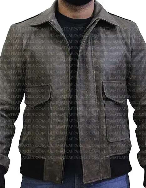 A-Team Howling Mad Murdock Distressed Jacket
