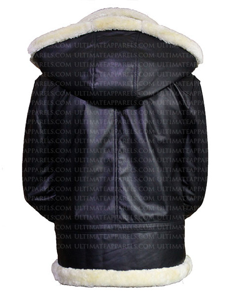 B3 SHEARLING BLACK BOMBER LEATHER JACKET B3 SHEARLING BLACK BOMBER LEATHER JACKET