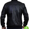 BLACK BOMBER LEATHER JACKET BLACK BOMBER LEATHER JACKET