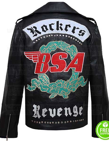BSA George Michael Faith Rockers Revenge Black Jacket BSA George Michael Faith Rockers Revenge Black Jacket