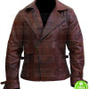 Captain America Chris Evans Brown Soldier Jacket