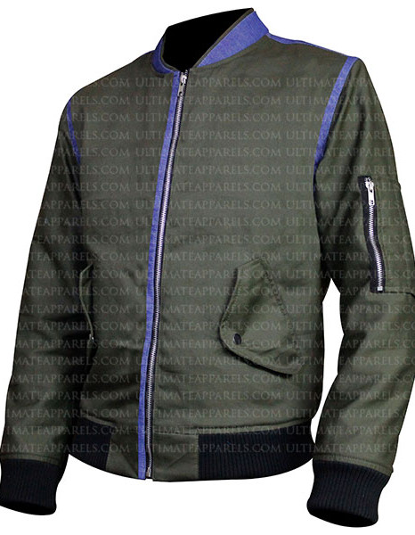 CHICAGO P.D PATRICK JOHN FLUGER (ADAM RUZEK) GREEN COTTON JACKET