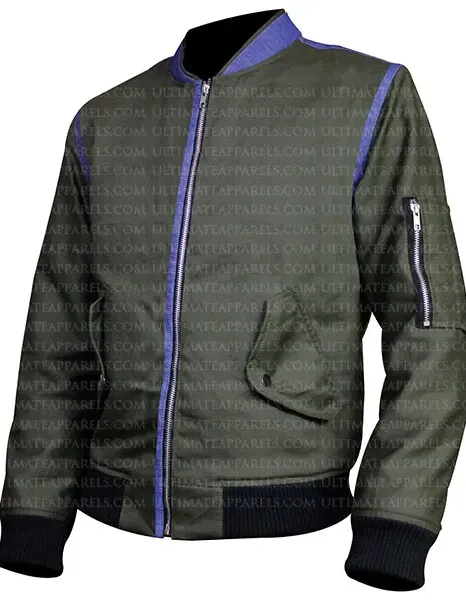 CHICAGO P.D PATRICK JOHN FLUGER (ADAM RUZEK) GREEN COTTON JACKET CHICAGO P.D PATRICK JOHN FLUGER (ADAM RUZEK) GREEN COTTON JACKET