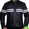 Good Will Hunting Matt Damon Black Leather Jacket Good Will Hunting Matt Damon Black Leather Jacket
