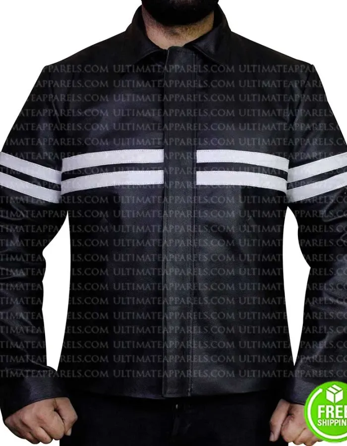 Good Will Hunting Matt Damon Black Leather Jacket Good Will Hunting Matt Damon Black Leather Jacket